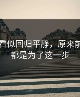 91视频看似回归平静，原来前面铺垫都是为了这一步