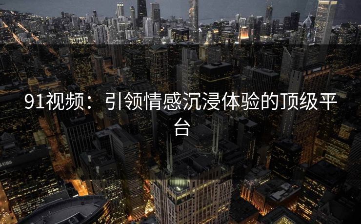 91视频：引领情感沉浸体验的顶级平台