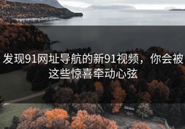 发现91网址导航的新91视频，你会被这些惊喜牵动心弦