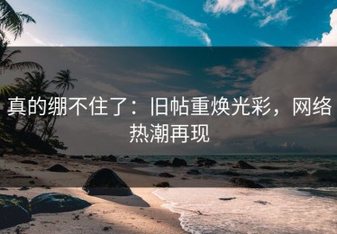 真的绷不住了：旧帖重焕光彩，网络热潮再现